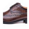Fashion Factory Whole Handmade Men's Shoe Trend Brogue Stylish High Quality Leather Business Office Place Shoes For Men Lace Up Man Shoe
