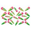 Stylish European & American Ombre Gradient Long Pointed False Nails - Multi-colored Wearable Nail Art