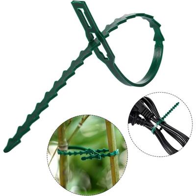 30 Pezzi Fascette Flessibili Regolabili per Piante Fascetta per Piante da Giardino Verde Multifunzione Robusta Fascetta Twist in Plastica per Piante da Giardino Supporto per Piante Albero Arbusto