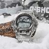Casio Waterproof Sports Watch Quartz Movement Resin Strap Japanese and Korean Watch Men's Watch Silver Dial GM-6900SCM-1PR