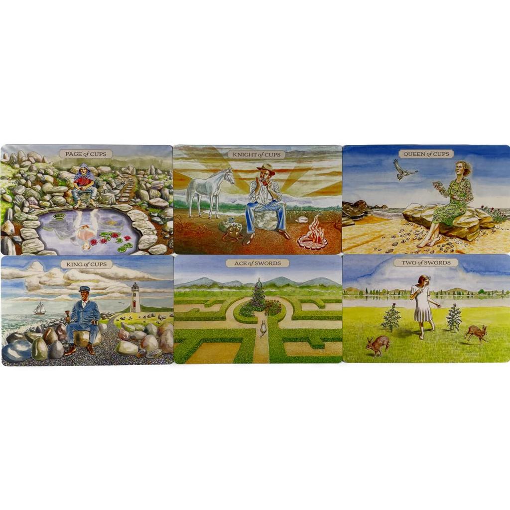 Pastoral Tarot Tarot Tarot with Japanese Authentic I.I.J 78-Card Cards, Reading, Instructions,