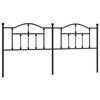 VidaXL Black Metal Headboard 193 Cm 353476