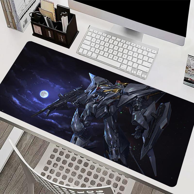 Mousepad Gaming Mechanical Warrior Gundam Mouse Pad PC Accessories Nonslip Keyboard Pad Large Desk Mat Rubber HD Extended Pad