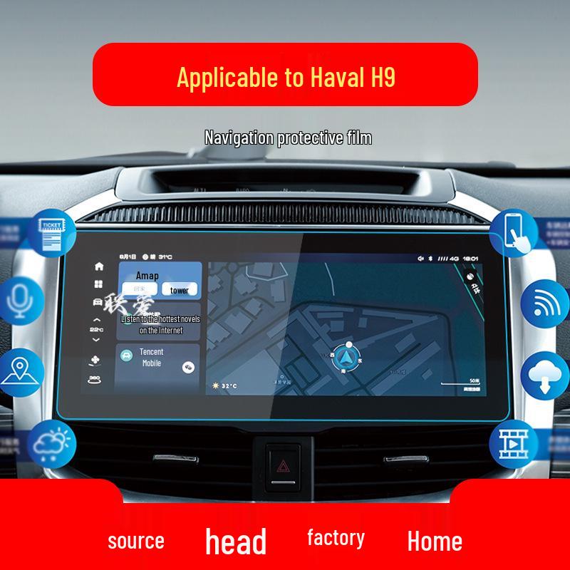 Fits 25 Great Wall Haval Models: H7, H8, H9 Navigation Screen & Interior Protective Film.