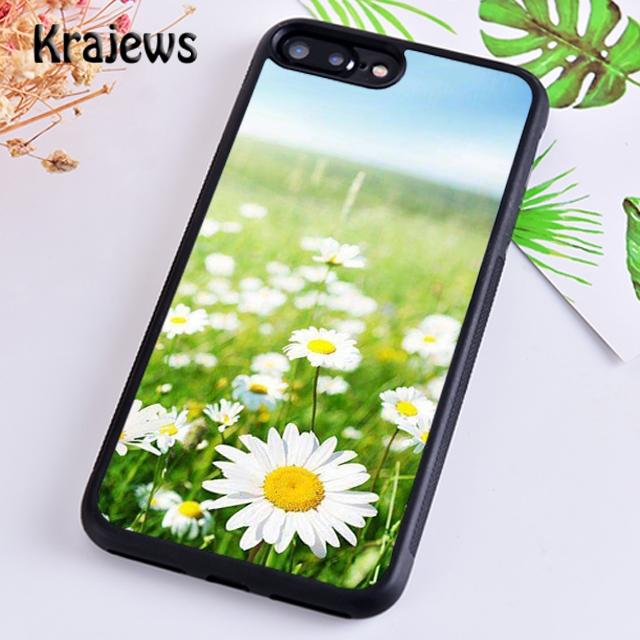 Krajews Daisy Flowers Abstract Floral Phone Case For iPhone 17 Air 16 14 plus 11 12 13 pro max