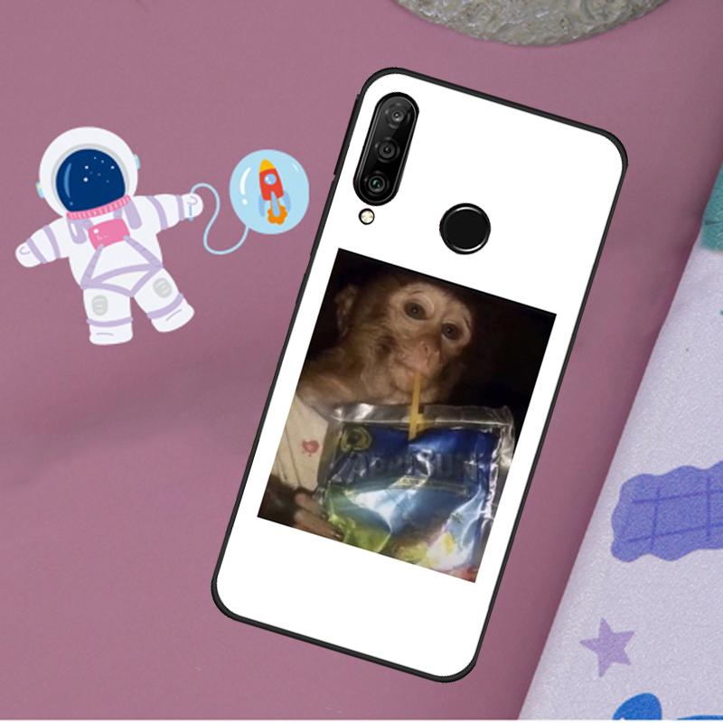 

Monkey Sipping Capri Meme For Huawei Nova 11i 7i 8i 12i 12s Y73 Y70 Y90 Y60 Y72 Y61 Y91 9 10 SE P40 Lite P30 Pro Case Huawei Nova Y60