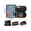 Italian Brainrot Black Multifunctional Double Layered Pen Case For Boy/Girls Best Gift 2D Flat Cartoon Pencil Case For Children