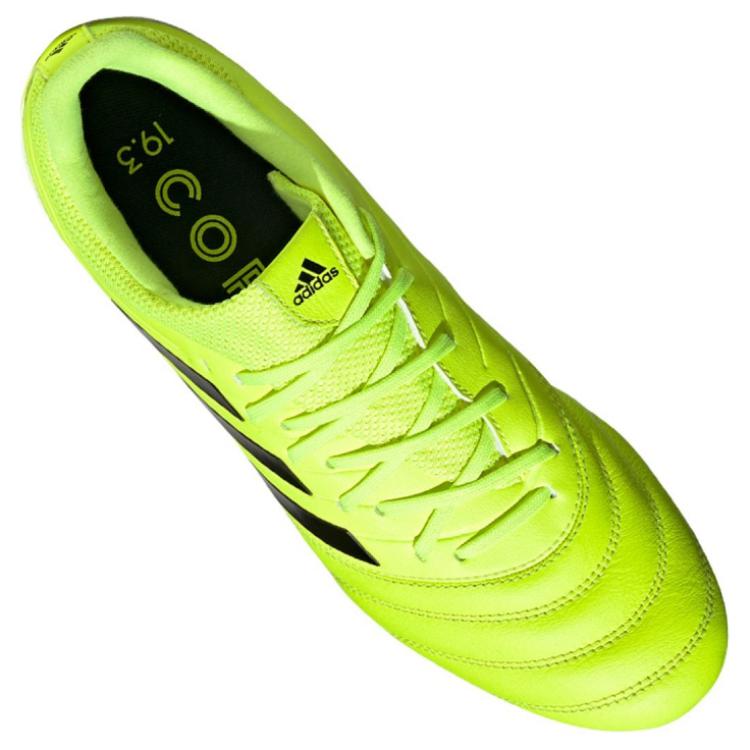 Adidas Copa 19.3 Comfortable Non-Slip Durable Soccer Shoes Men Soccer Shoes Yellow EE8152