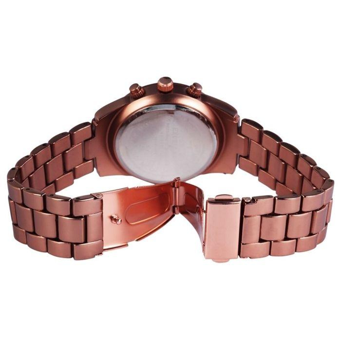 Orologio - EXCELLANC - Collezione esclusiva «Espressione dello stile» - 38 mm - Bracciale in metallo marrone - Quarzo