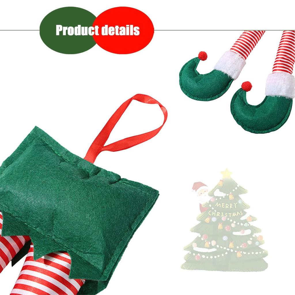 Santa Legs, Car Trunk Leg Pendant, Christmas Plush Decorations, Snap On Trunk Or Christmas Tree, Car Decorations, Universal For Cars