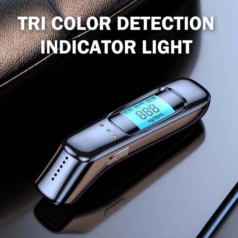 Portable Breathalyzer Professional Breath Alcohol Tester Lcd Display Detector For Drunk Driving Car Electronics Alcohol Test