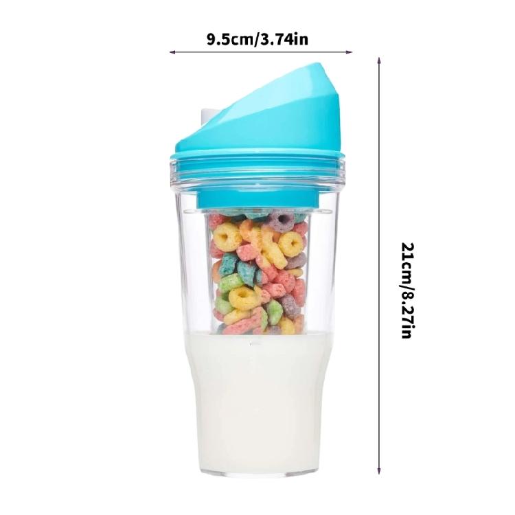 Portable Salad Cup Oatmeal Cup Seal Container Leakproof Cereal And Milk Container Reusable Breakfast Cup Enduring