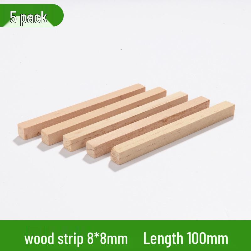 Paulowniahout Strips voor 3D Modelbouw en Blokhut Constructie