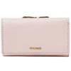 Women' Leather Wallet Wings with RFID Protection and a Roomy Interior in Pink