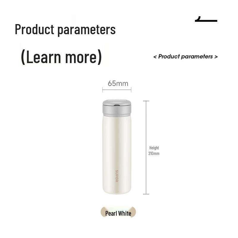 Supor Portable 316L Stainless Steel Insulation Cup