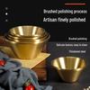 ZISIZ Korean Style Gold V-Shape Double-Layer Bowl