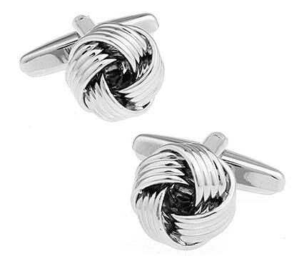 Black Cufflinks For Men Fashion Knot Design Top Quality Copper Sale Cufflinks Whoelsaleretail