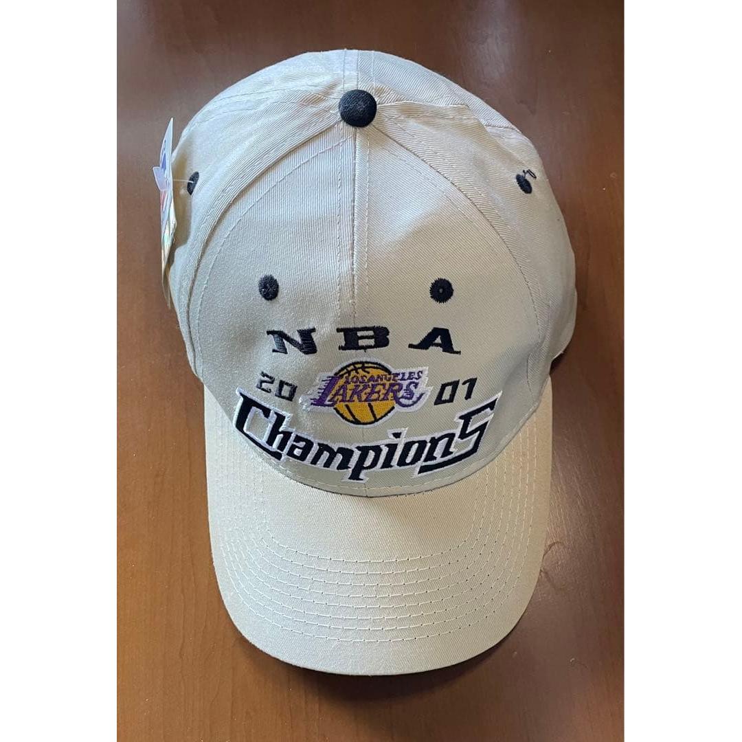 Used Lakers NBA 2001 Champion Cap Old Clothes Gray