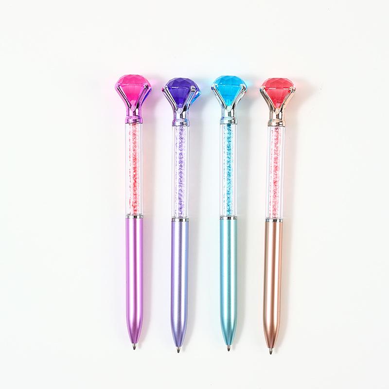 Colorful Crystal Diamond Bead Pen – Medium Point, Ideal for Gifts & Weddings