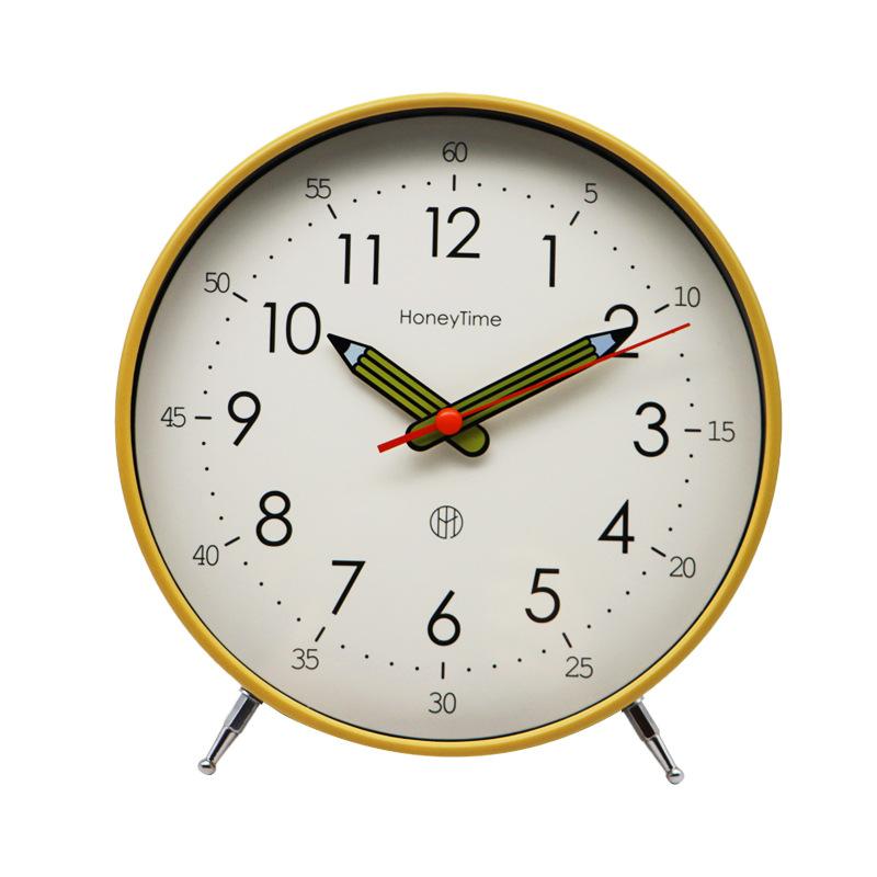 Table Clock Desktop Clock Ornaments Living Room Display Table Clock Home Desktop Sitting Clock New Simple Pendulum Clock