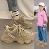 Girls shoes 2025 spring and autumn new middle-aged and older children's non-slip dad shoes little girl casual sports shoes tide