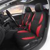 Housses de siège de voiture universelles, adaptées à la plupart des sièges de véhicule, protection de siège de voiture, combinaison classique de couleurs noir et rouge