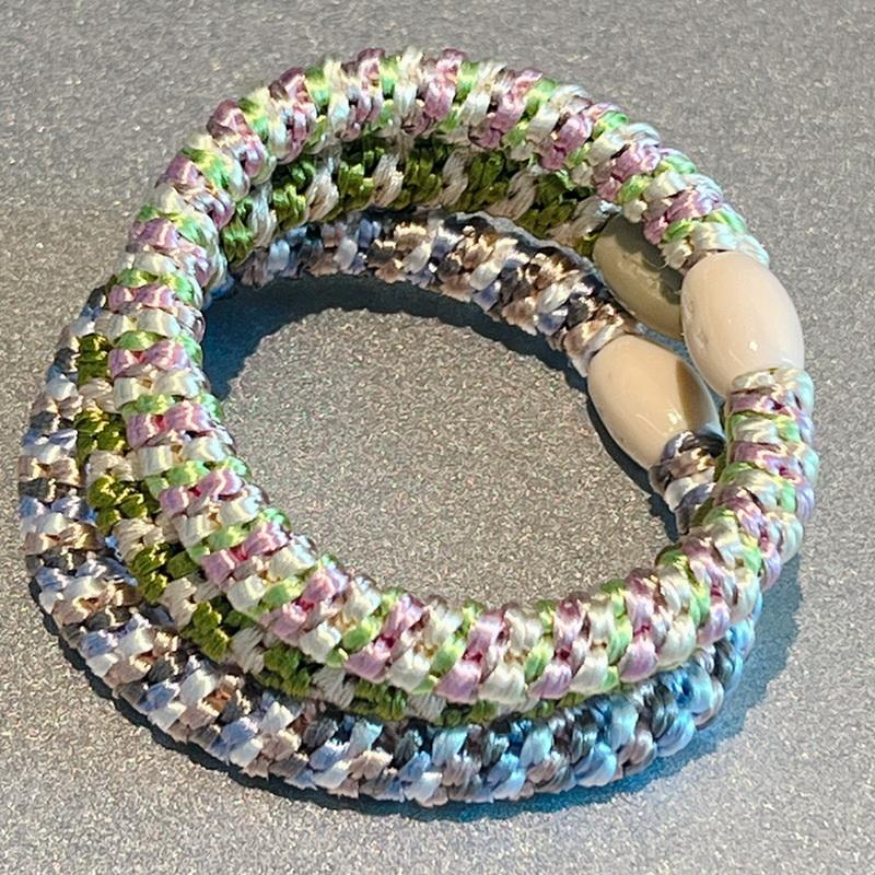 3 Stück/Set Damen Mode Golddraht Haargummis Elastische Spiralhaargummis Für Mädchen Haarspangen Scrunchie-Accessoires Knekkies