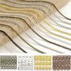 5M/roll Long Metal Open Link Chain Necklace Gold Silver Copper Bronze Jewelry Making Accessories
