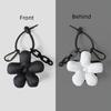 Luxury Keychain Black Green Couples Matching Bag Charm Flower Accessories Man Boyfriend Gift Cute Lanyard with Door Credencial