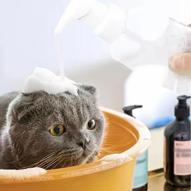 180ml Shampoo Squeeze Bottle Soap Large Capacity Storage Container Bath Hair-dyeing Tools Pet Cleaning Foam Lotion Empty Bottle