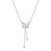 Shiny Butterfly Necklace Ladies Exquisite Clavicle Chain Necklace Jewelry For Ladies Gift