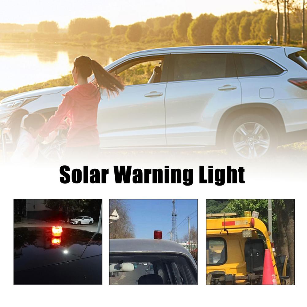New Solar Alarm Light Wireless Outdoor Garden Security Lamp Stroboscope Strobe Light LED Light Warning Light