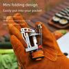 Ultra-Light Portable Mini Butane Gas Stove for Camping, Cycling, and Fishing