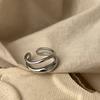 Korean plain ring ring female ins wind design opening adjustment tail ring ring ring