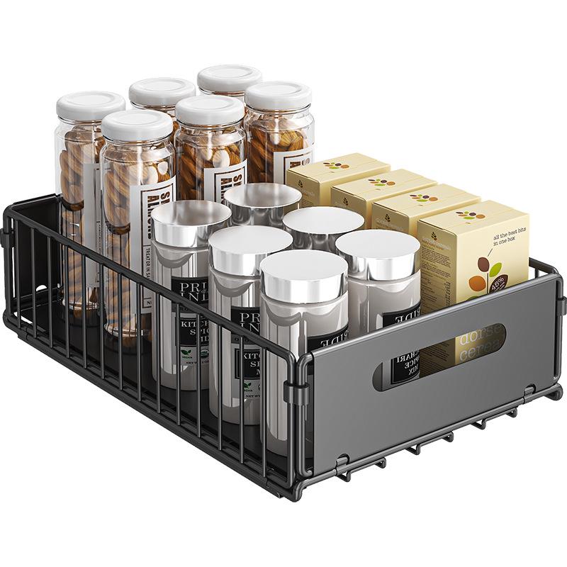 Cassetto Organizer Estraibile Sottolavello e Porta Spezie