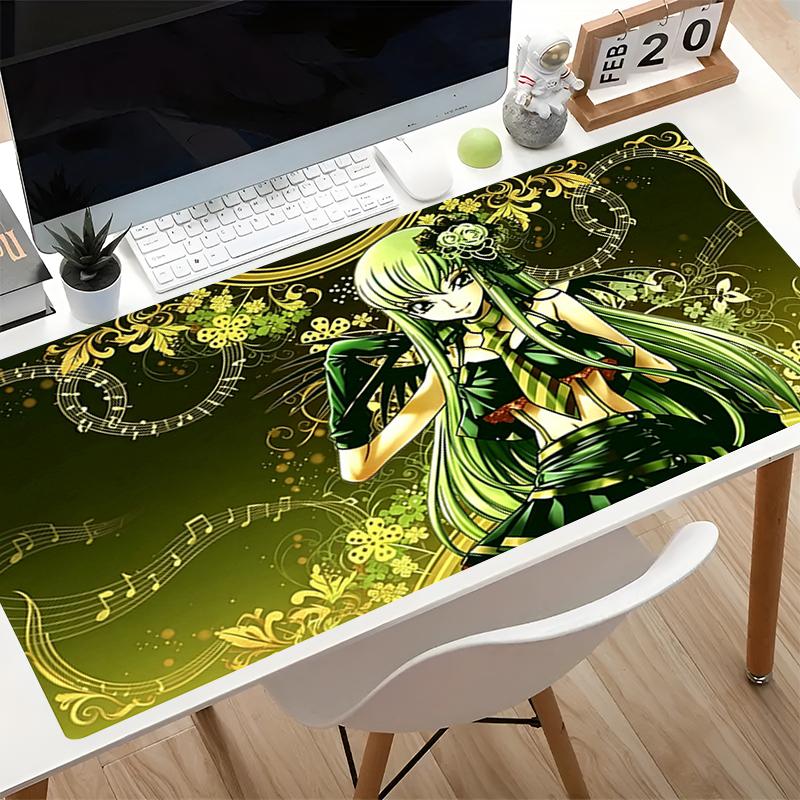 Anime podložka pod myš HD tisk Code Geass Kancelářský počítačový stůl Podložka Velká herní podložka pod klávesnici Protiskluzová herní podložka pod myš Dekorativní koberec