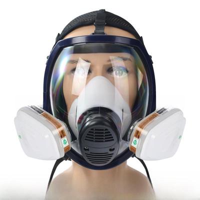 Wielofunkcyjna maska gazowa do malowania natryskowego, pestycydów, ochrony chemicznej i pyłu szlifierskiego o sferycznym kształcie