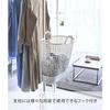 Yamazaki Tower Folding Indoor Clothes Dryer, White, Approx. W175 X D25 X H160cm (When In Use), Compact Storage, Easy Assembly, 6619