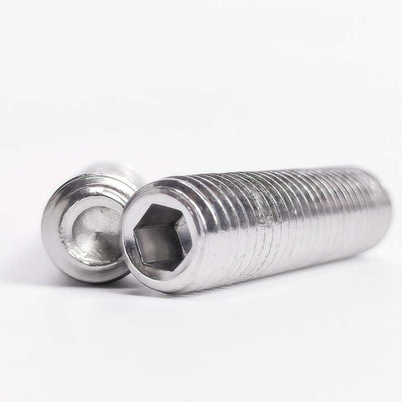 304 Stainless Steel Cup Point Set Screws Kit, Hex Socket Allen Key Grub Screws Assortment , M3 M4 M5 M6 M8 M10 Sizes, DIN 916