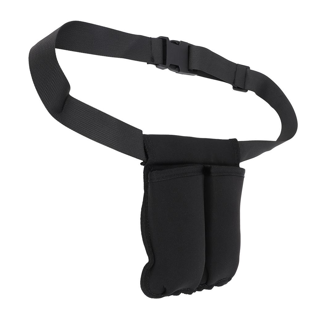 Two Bottles Massage Bottle Bag Adjustable Belt Supplies Professional Lotion Holster for Therapist