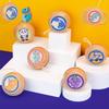 Classic Wooden Animal Pattern Yo-Yo for Kids
