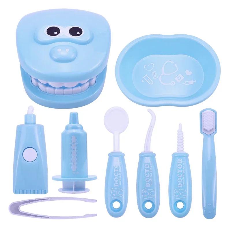 1/10pcs Montessori Educational Toys for Children Early Learning Doctors Role Play Kids Intelligence Brushing Tooth Teaching Aids