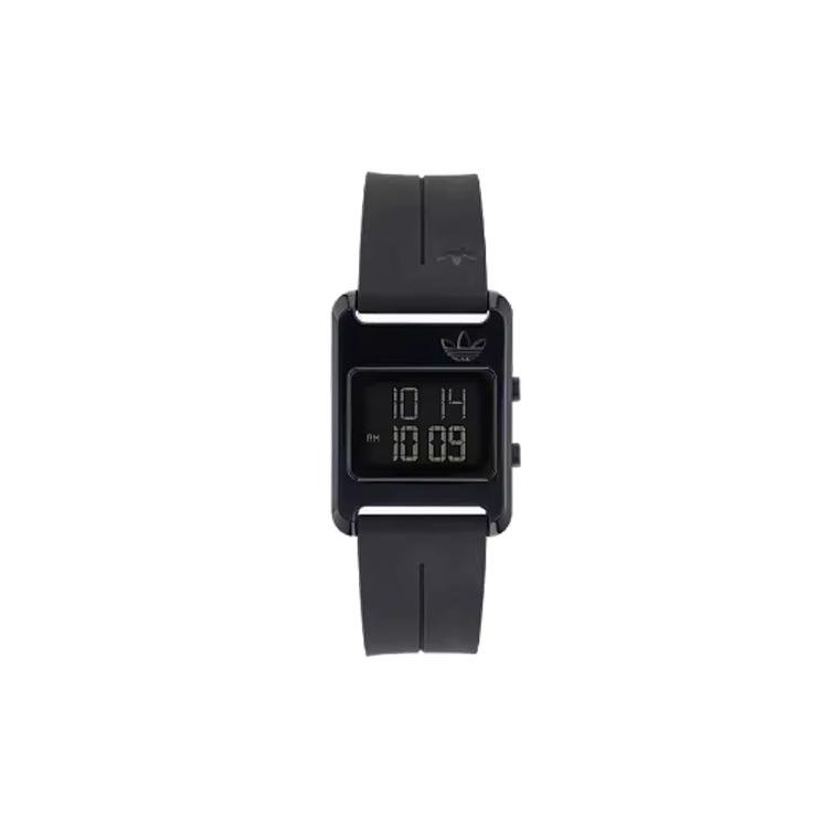 Adidas Originals Wrist Watch Quartz Movement Silicone Strap 31mm Black Dial Unisex AOST235682I Black Dial