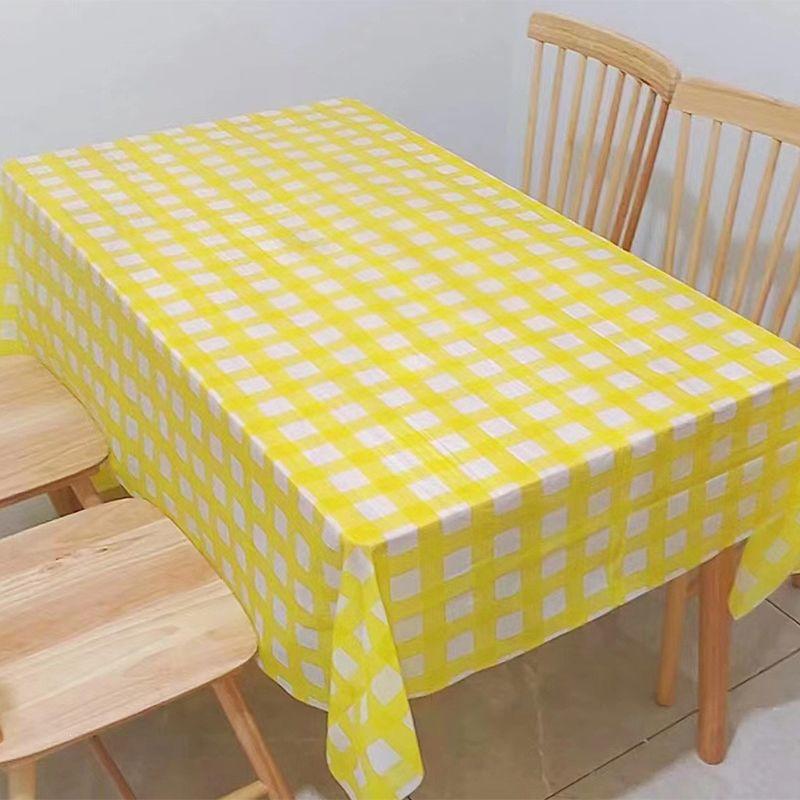 Disposable Starry Birthday Party PEVA Tablecloth - Rectangular, Waterproof & Oilproof