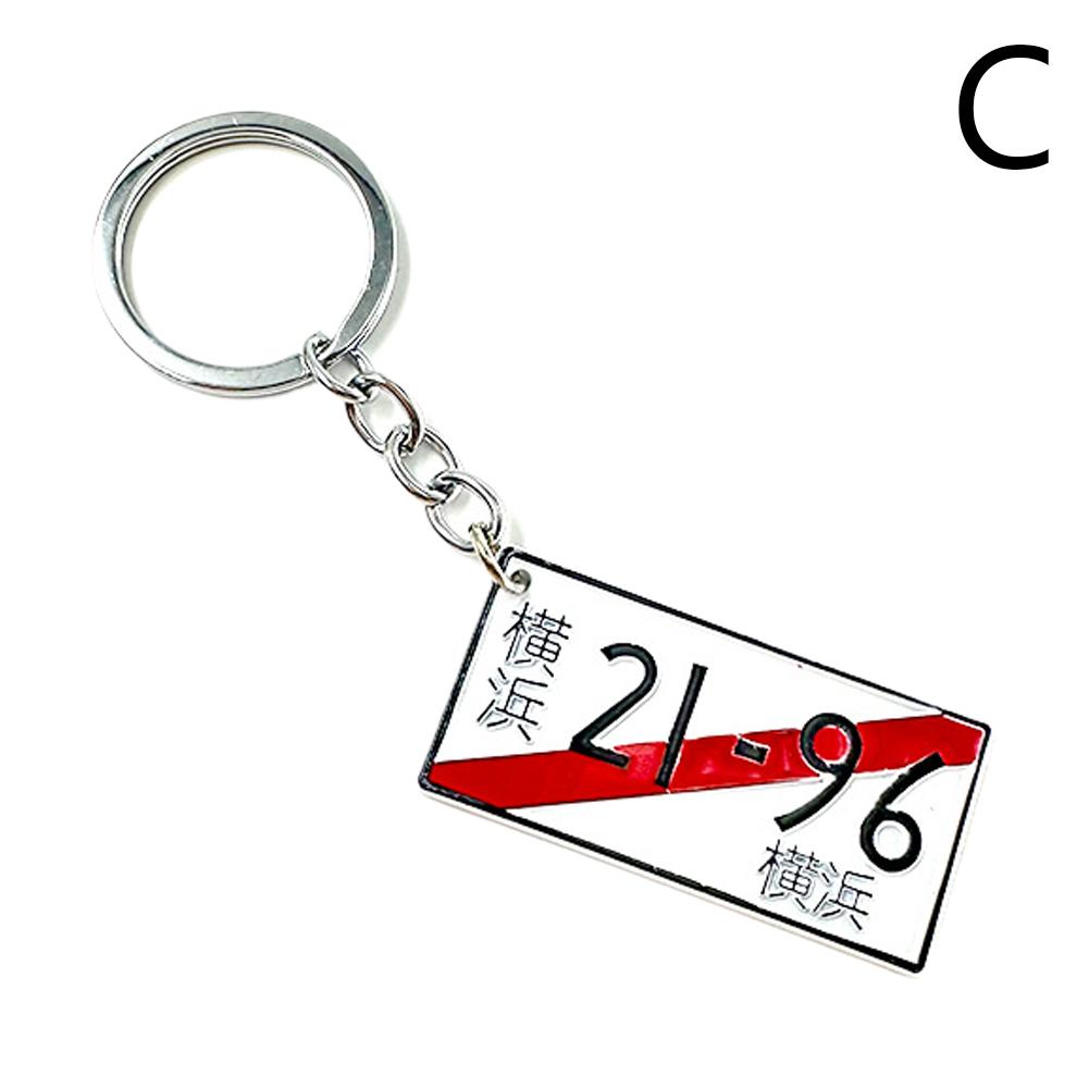 

JDM Car Initial D Key Chain Sport Racing Keychain AE86 Fujiwara Tofu Surrounding Souvenir Pendant Car Decoration Key Rings