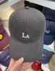 Laenis letter embroidered baseball cap men and women sunscreen sunshade cap black burgundy gray white