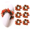 6pcs Napkin Holder Handmade Red Berry Napkins Rings Table Decoration for Wedding Christmas Thanksgiving  Banquet Birthday Party