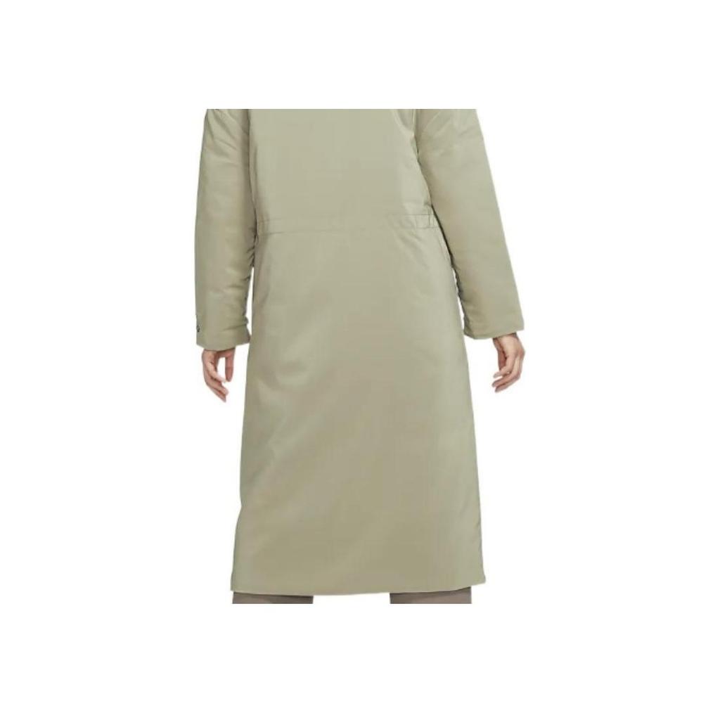 Jordan  Καμπαρντίνα με Κεντημένο Λογότυπο, Κολάρο και Σούστες, Γυναικείο Εξωτερικό Ρούχο, Λαδί-Πράσινο DR0550-351