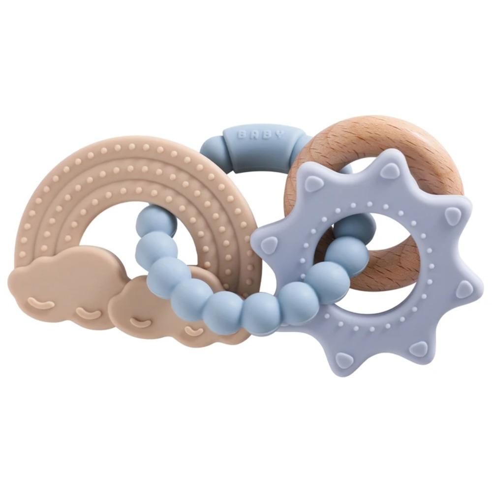 Baby Silicone Bracelet Teether Toys BPA Free Silicone Celestial Nursing Teething Toys Food Grade Silicone Newborn Toys Gift