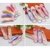 Miniature Ballet Keychain Unisex Ballet Shoe Keyring Decoration for Bags Wallets